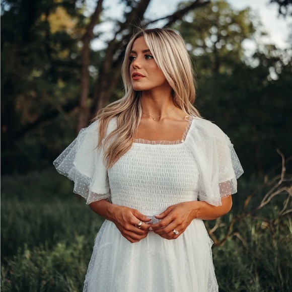 IVORIE KAI Camille white dress Size: SMALL - Picture 6 of 7